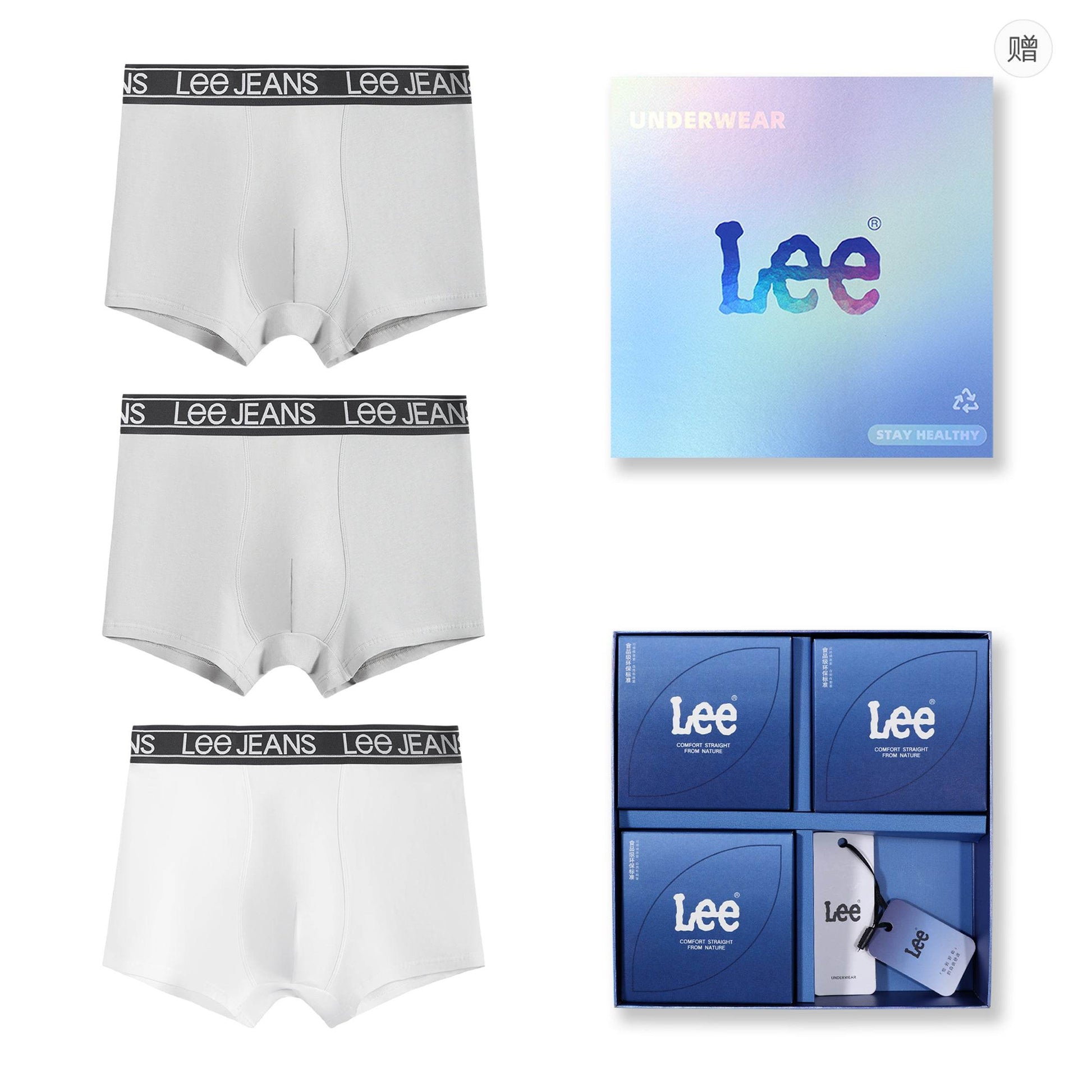 Трусы мужские Lee Cotton Alphabet Logo - Boxette Shop