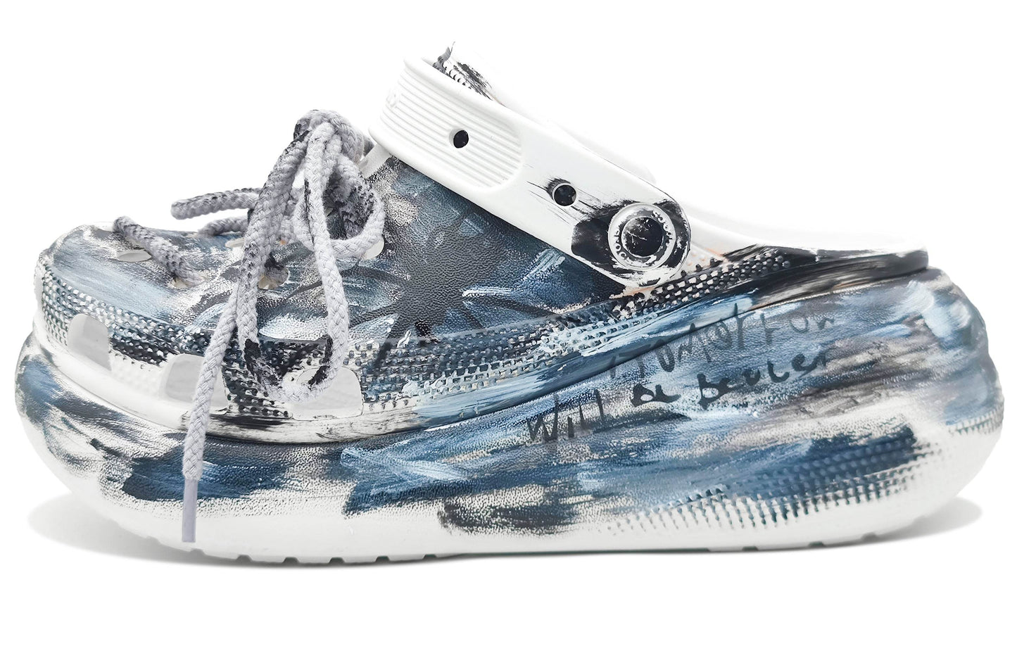 Шлепанцы Crocs Crush Clog Made by One Heart - Boxette Shop