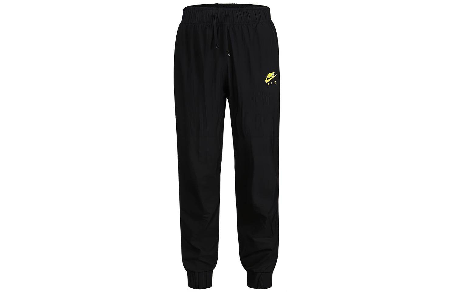Женские черные брюки nike air athleisure woven trousers - Boxette Shop