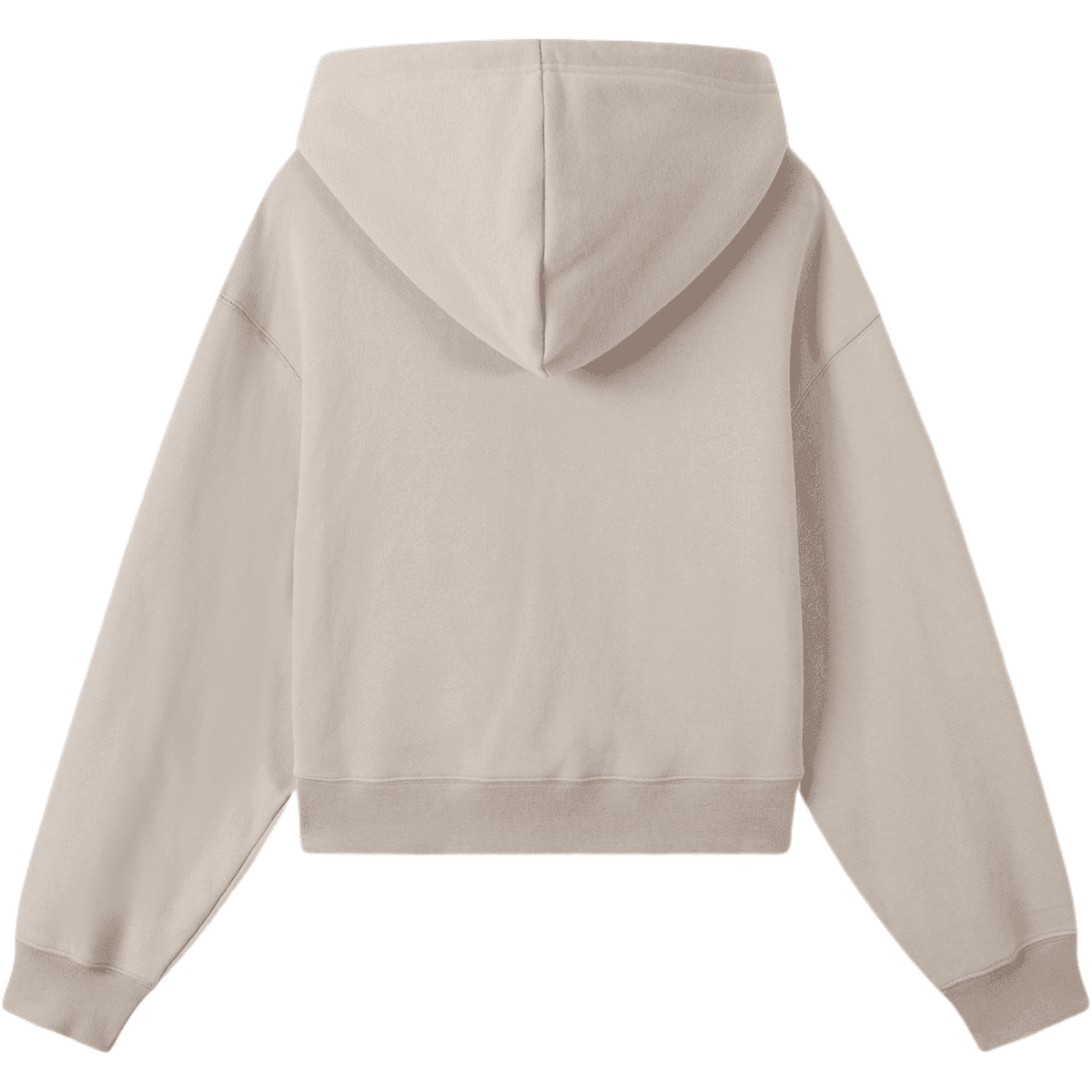 Gap casual zip simple solid colour drop shoulder padded hooded long sleeve sweatshirt women's - Boxette Shop