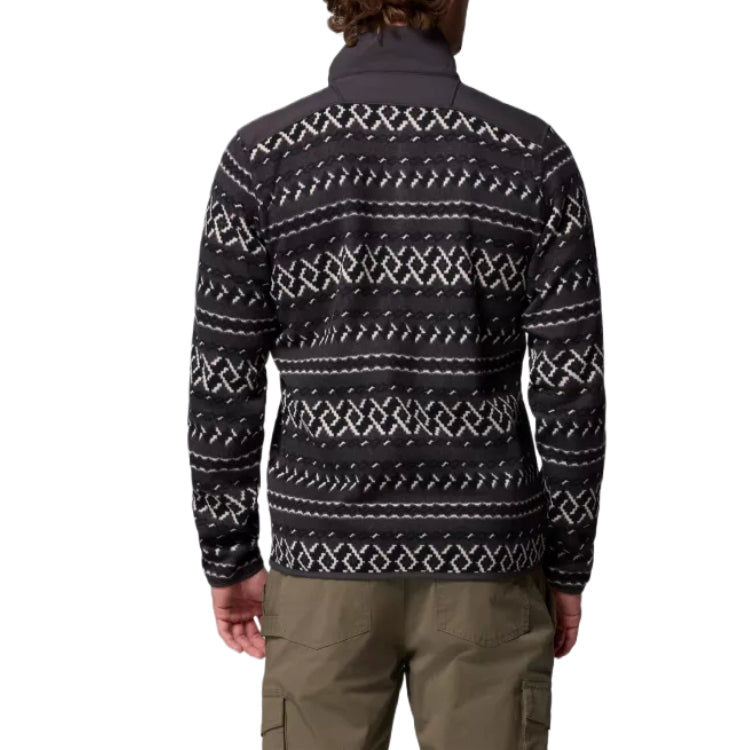 Columbia свитер погода 2 полиэстер нейлон теплый мода тенденция простой и универсальный повседневная стоя свитер мужской серый