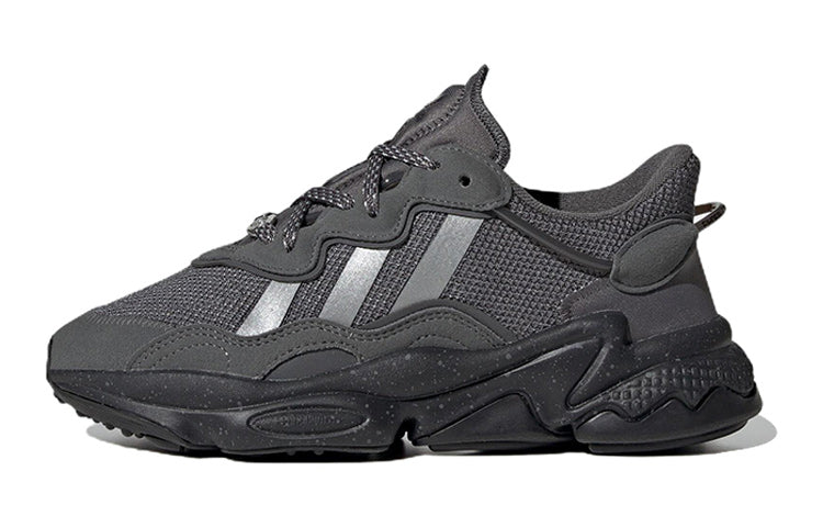 Adidas originals ozweego series j удобные и универсальные нескользящая износостойкая легкая детская повседневная обувь серый подростки