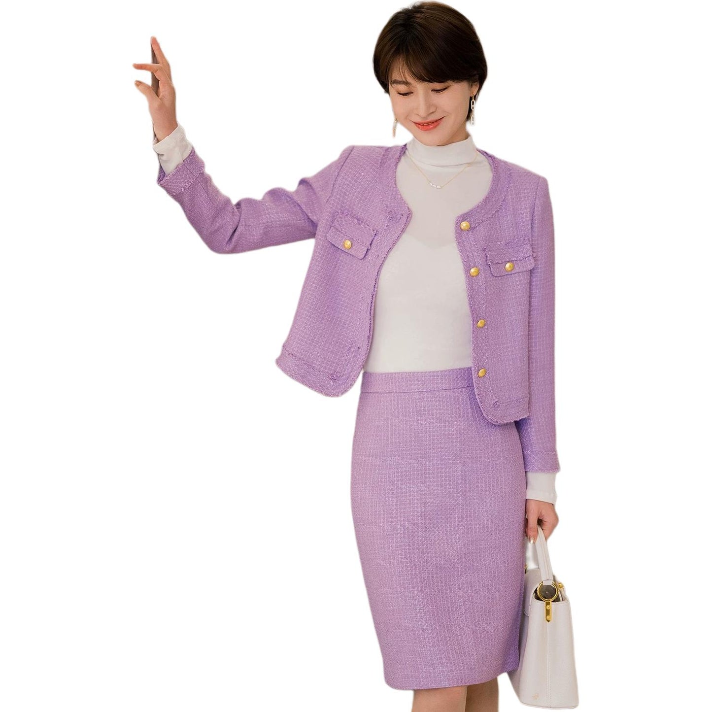 Bir sayoz kichik parfyum uslubi kommutatsiya Tanishuv shahar go'zallik yubka kostyum ayollar modellari