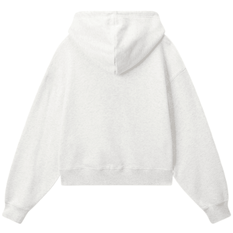Gap casual zip simple solid colour drop shoulder padded hooded long sleeve sweatshirt women's - Boxette Shop