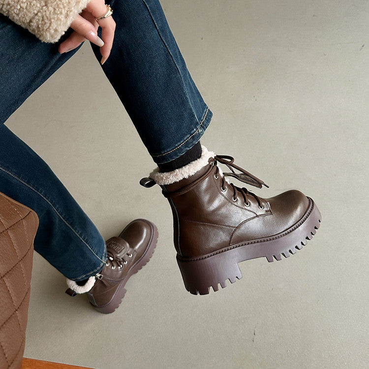 Ботинки женские BalletCat Platform Lace