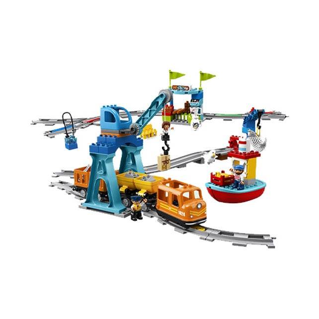 Конструктор LEGO Debo Грузовой поезд (10875) - Boxette Shop