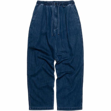 Jinslar lee tekis rangli o'rta balandlikdagi zip jinsi uniseks indigo