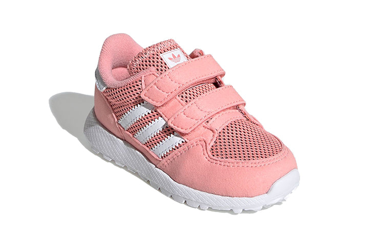 Adidas originals forest grove cf i breathable low top toddler pink white infant & toddler