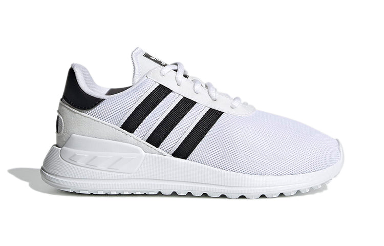 Adidas originals la trainer lite ткань дышащий низкий верх атлетические casual обувь белый черный средний маленькие дети