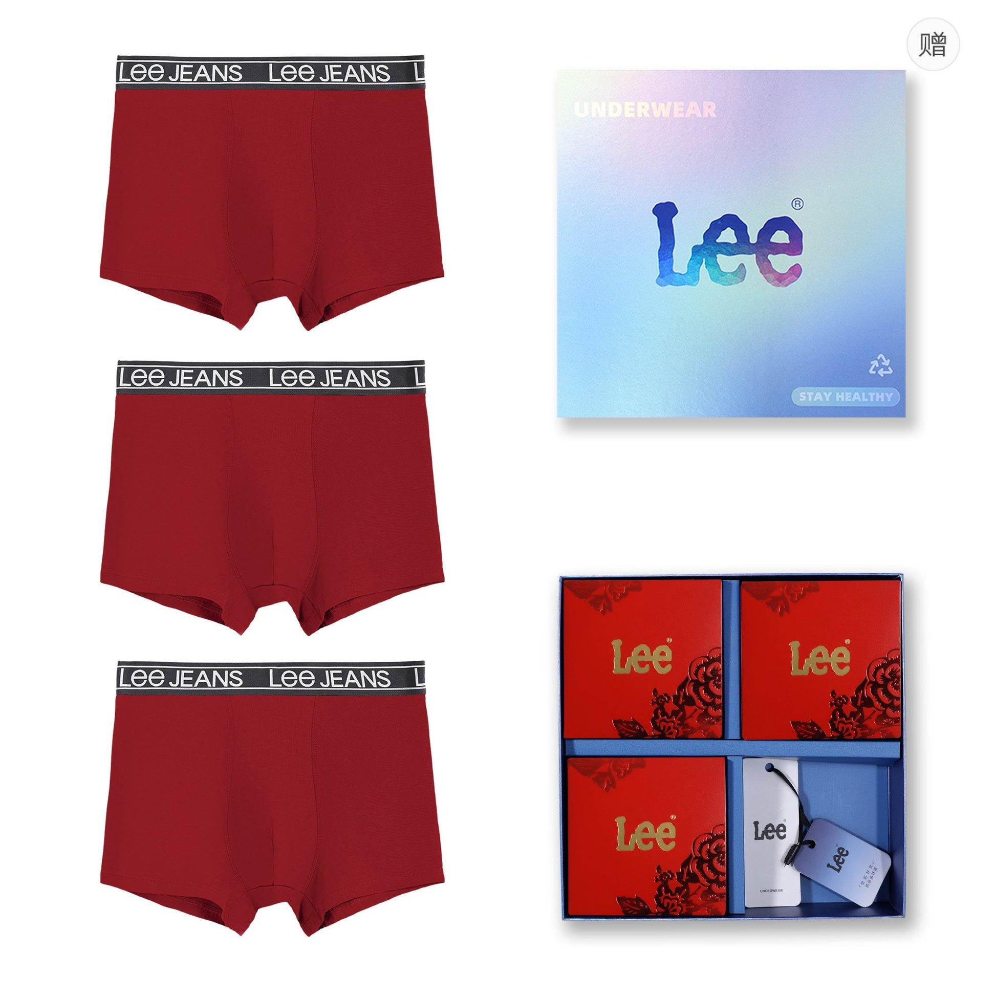 Трусы мужские Lee Cotton Alphabet Logo - Boxette Shop