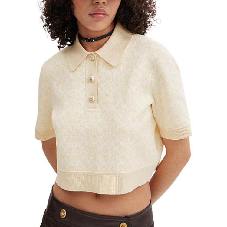 Футболка женская Coach Athletic Button Down Polo S - Boxette Shop