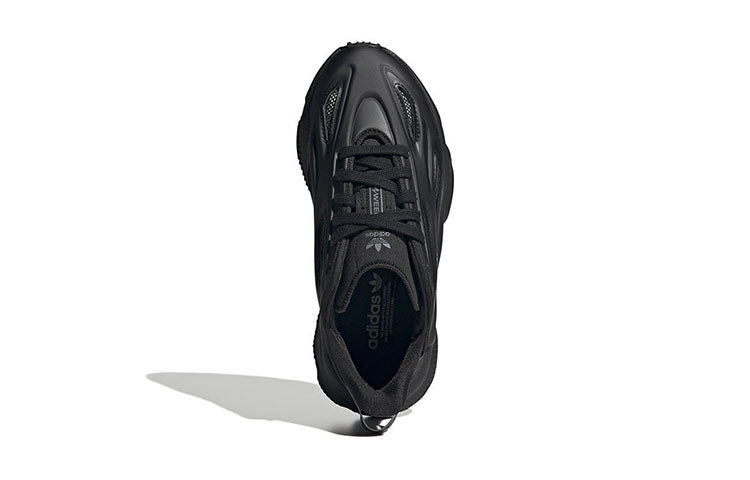 Adidas originals ozweego series j противоскользящая дышащая поддержка детская повседневная обувь черный подростки