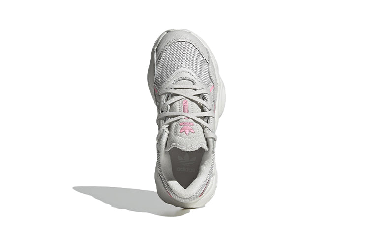 Adidas originals ozweego низкий верх атлетические casual обувь серый средний маленький дети