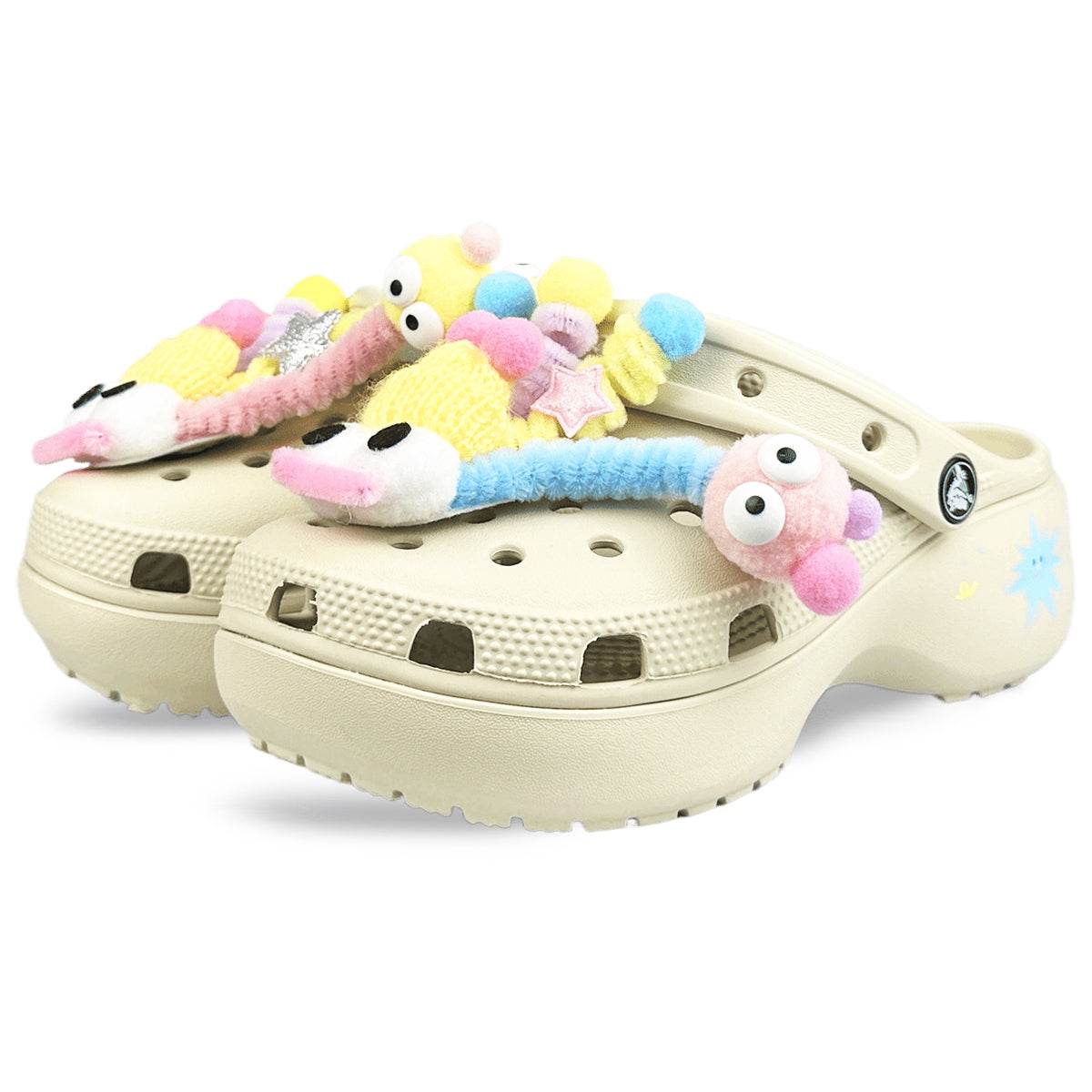 Шлепанцы женские Crocs Classic Platform Clog BNK Jumping Sugar EVA - Boxette Shop
