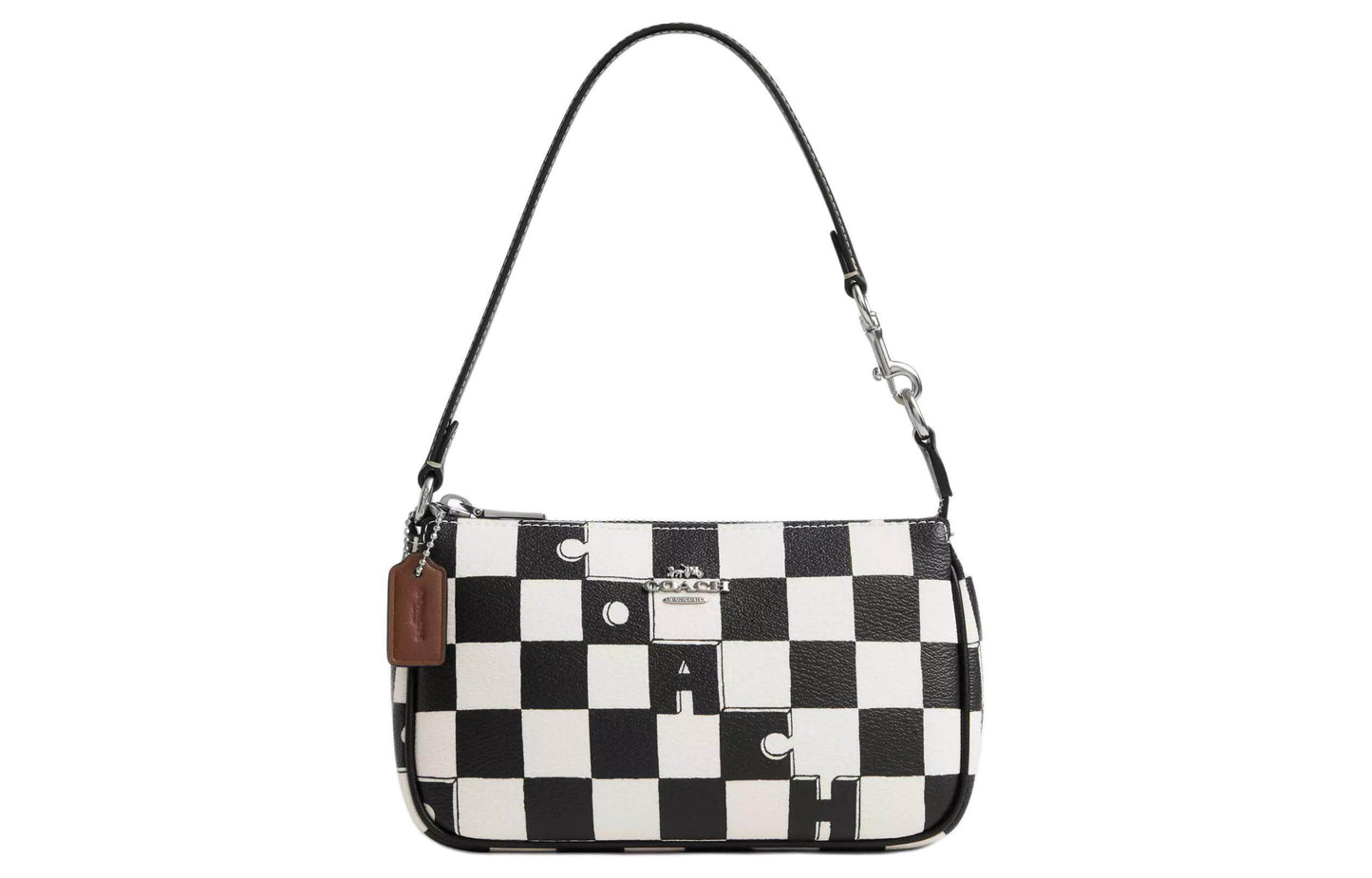 Сумка женская Coach Nolita 19 Checkerboard Print Coated - Boxette Shop