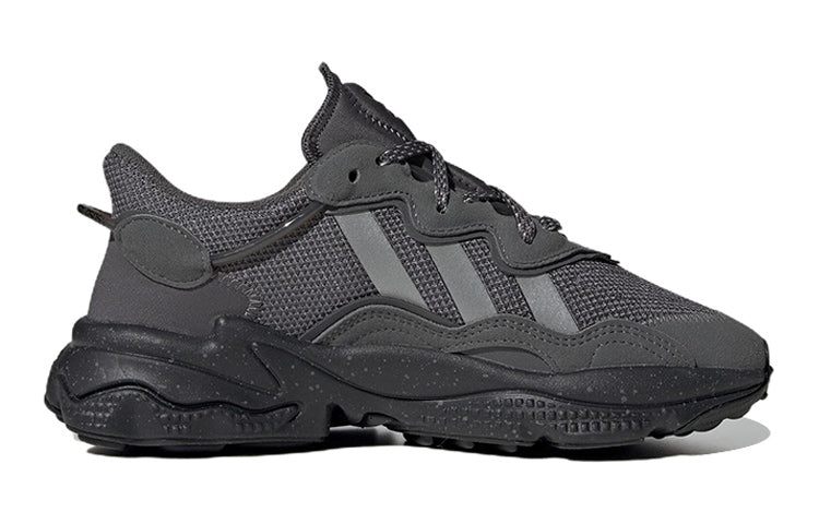 Adidas originals ozweego series j удобные и универсальные нескользящая износостойкая легкая детская повседневная обувь серый подростки