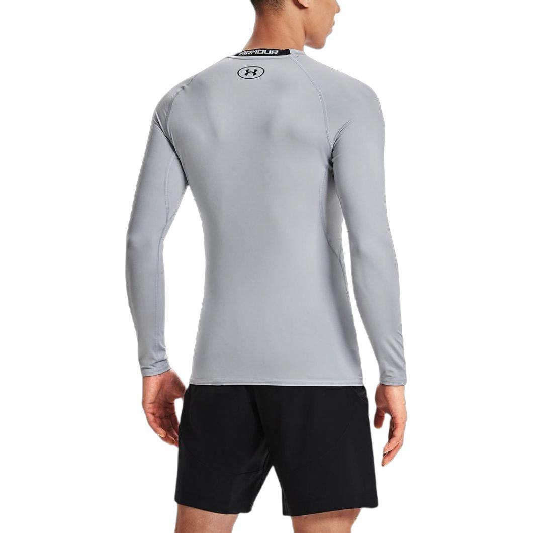 Мужское джерси under armour с длинным рукавом power stretch jersey современного серого цвета