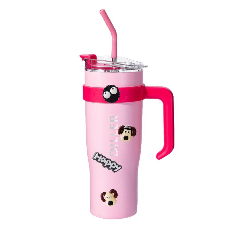 Термокружка Diller Hays Straw Insulated Mug - Boxette Shop