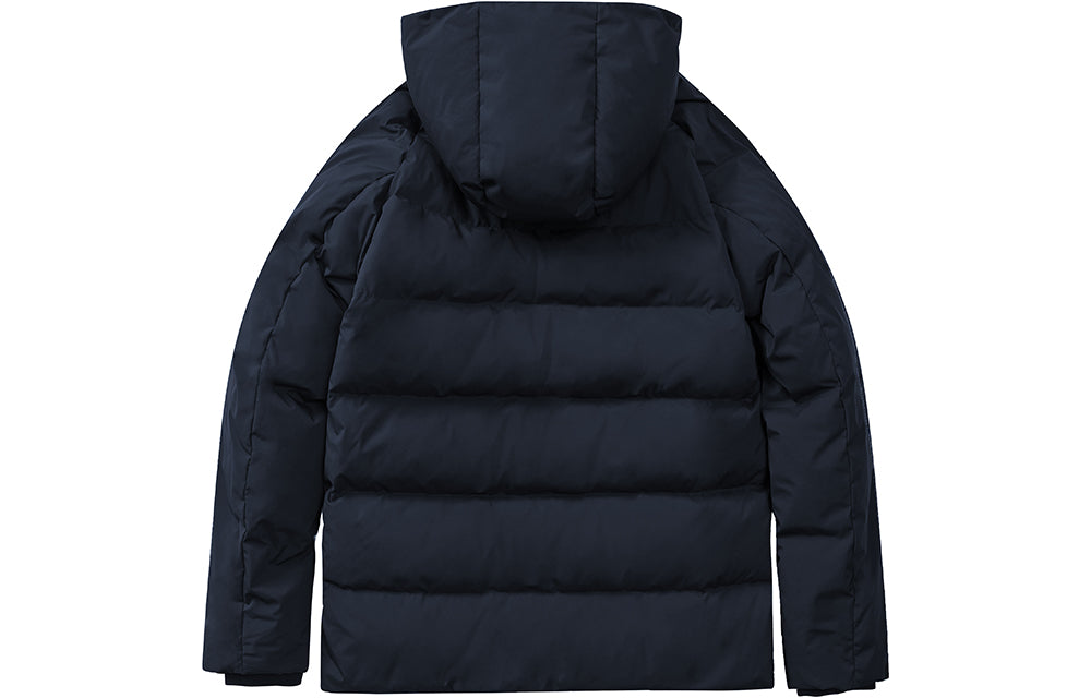 Under armour andromeda logo training hooded jacket down jacket winter co-ed black