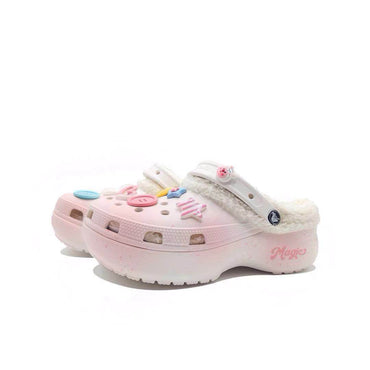 Шлепанцы женские Crocs Classic Platform Clog Peachy - Boxette Shop