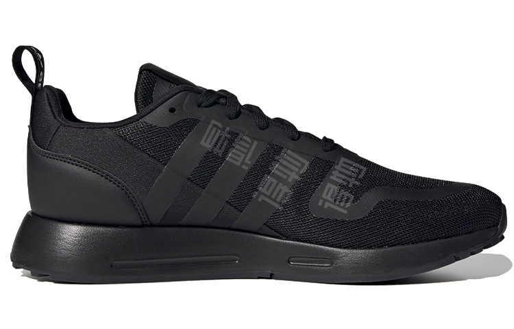 Adidas originals multix многоцелевая ткань дышащий низкий верх беговые кроссовки унисекс черный