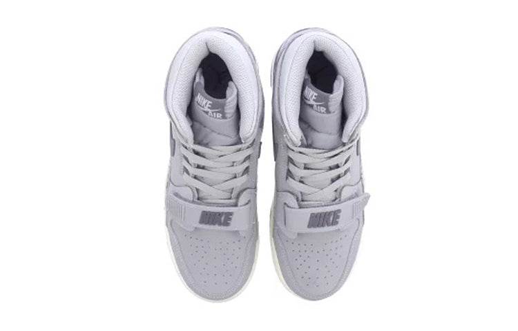 Кроссовки детские Jordan legacy leather grey wolf - Boxette Shop