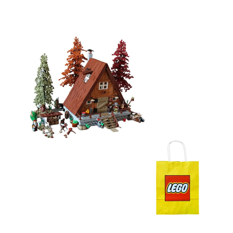 LEGO g'oyalari "O'rmon yog'och uyi" (21338)