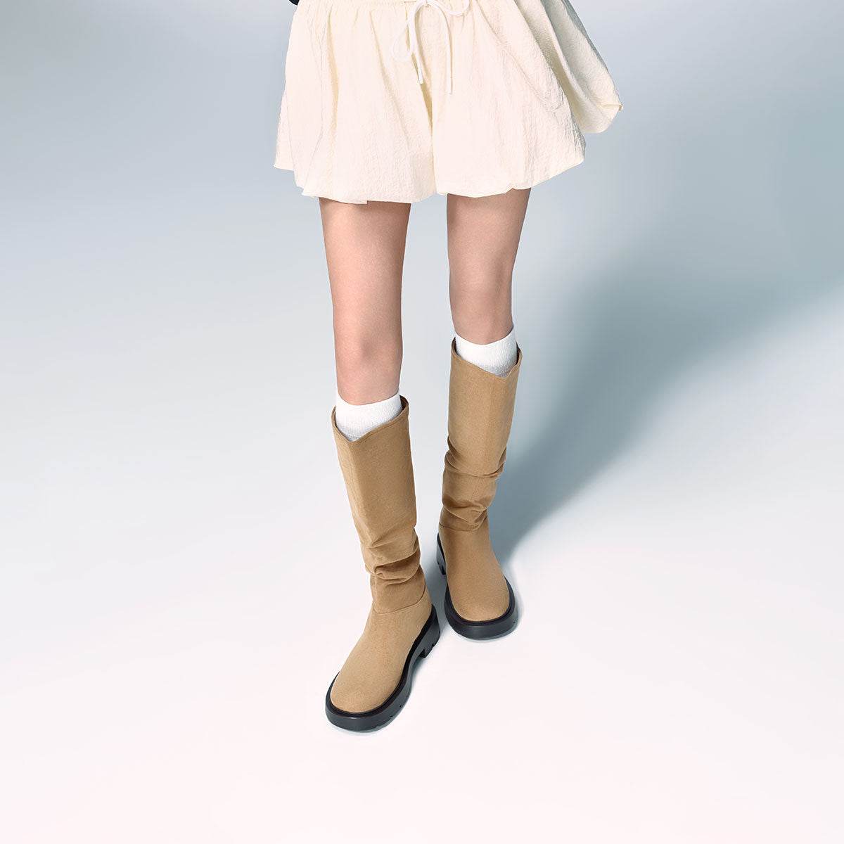 Ботинки женские Charles&Keith Retro Knight - Boxette Shop