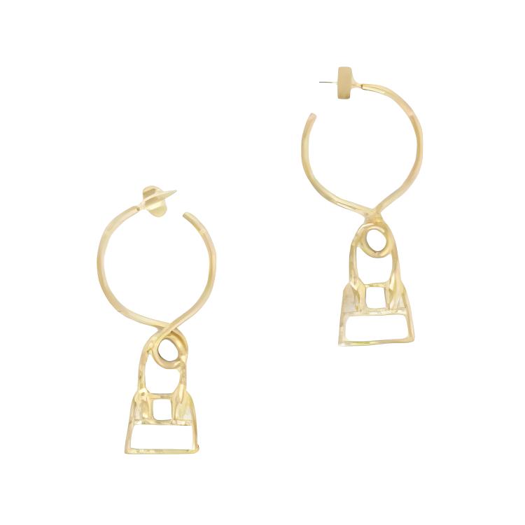 Серьги женские Jacquemus Bag Cutout