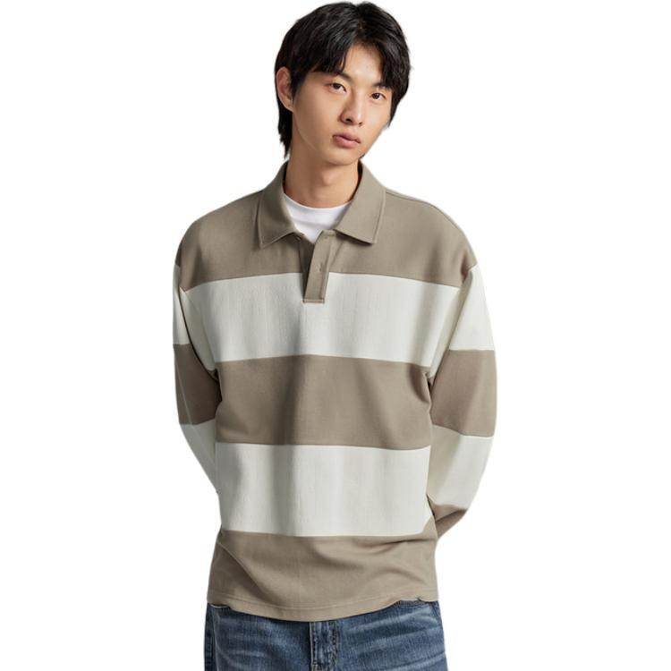 Свитшот Gxg Twill Letter Clash Wide Stripe Collar - Boxette Shop