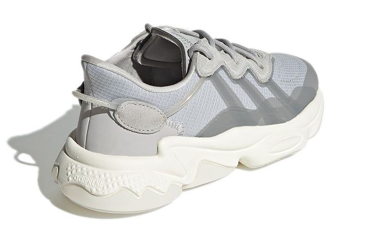 Adidas originals ozweego j ткань удобная износостойкая низкопористая атлетическая повседневная обувь серый подростки
