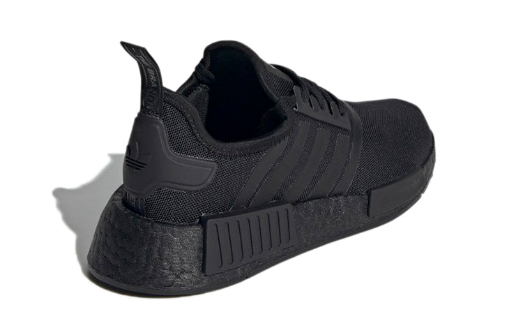 Adidas originals nmd_r1 j легкие дышащие кроссовки carbon black подростки
