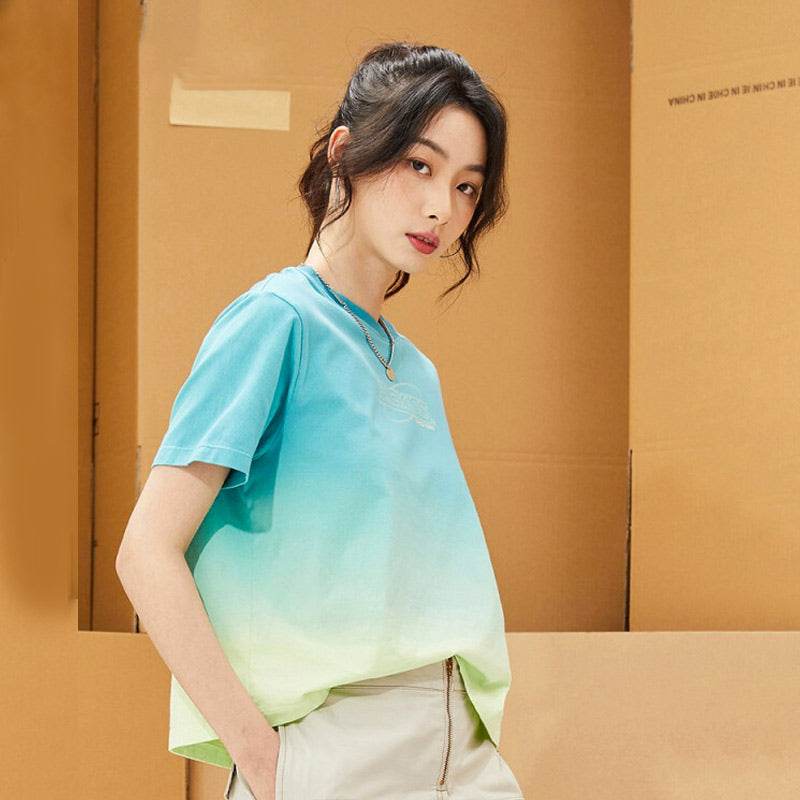 Футболка женская Dickies Ss22 Gradient Letter Straight S - Boxette Shop