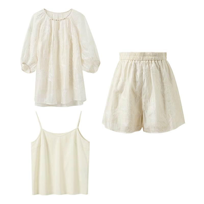 Комплект блузка+майка+шорты женский 3Colour - Boxette Shop