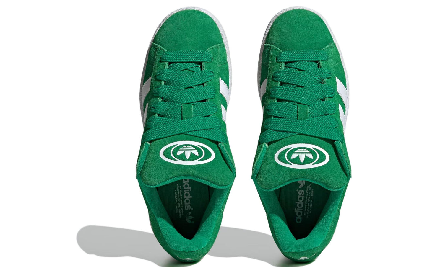 Adidas originals campus 00s повседневные универсальные бордшорты с низким верхом женские зеленые белые
