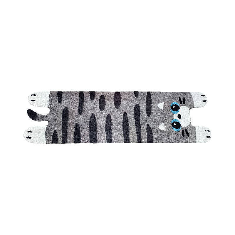 Chhatwal & jonsson adorable collection cute animal tufted flocking blanket thickened bedroom cooler bedside blanket living room absorbent coffee table sofa carpet rugs