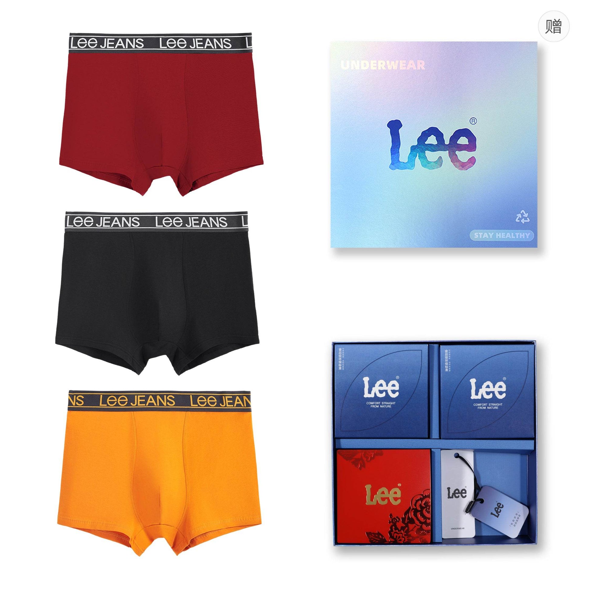 Трусы мужские Lee Cotton Alphabet Logo - Boxette Shop