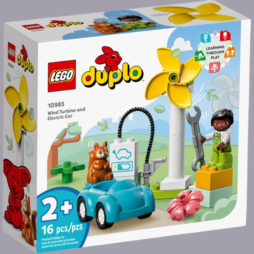 LEGO shamol turbinasi va moviy avtomobil (10985)