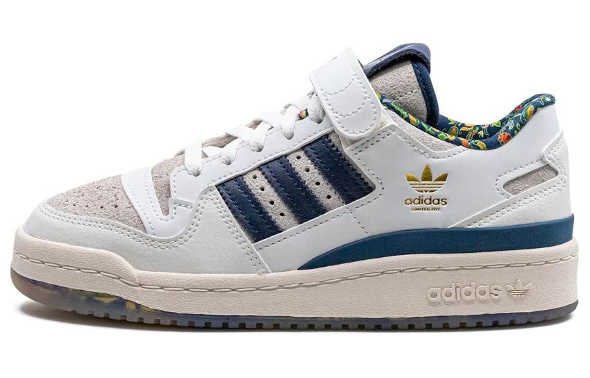 Adidas originals forum 84 сотни простых и легких амортизирующих износостойких бордшорт с низким верхом мужские бело-голубые