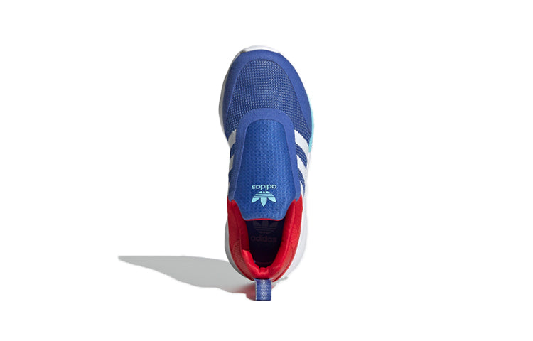 Adidas originals zx 360 c противоскользящие дышащие низкопробные спортивные повседневные ботинки синий красный белый карлики