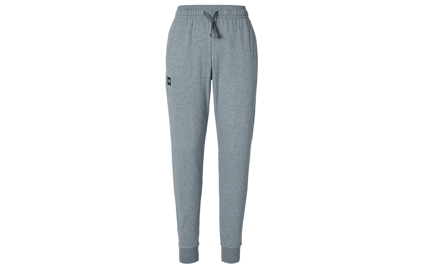 Under armour fleece mid-rise relaxed drawstring knit sweatpants men's light asphalt grey