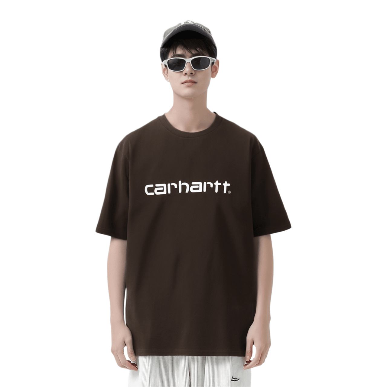 Футболка мужская Carhartt WIP printed letter - Boxette Shop