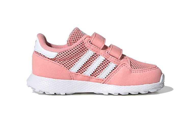 Adidas originals forest grove cf i breathable low top toddler pink white infant & toddler