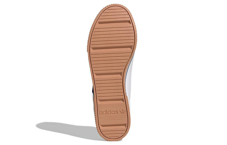 Adidas originals court tourino синтетическая кожа коровья кожа досуг нескользящий износостойкий низкий топ доски обувь мужские и женские модели белый