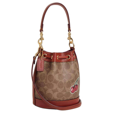 Сумка женская Coach Dempsey 14 Drawstring Closure Coated Canvas - Boxette Shop