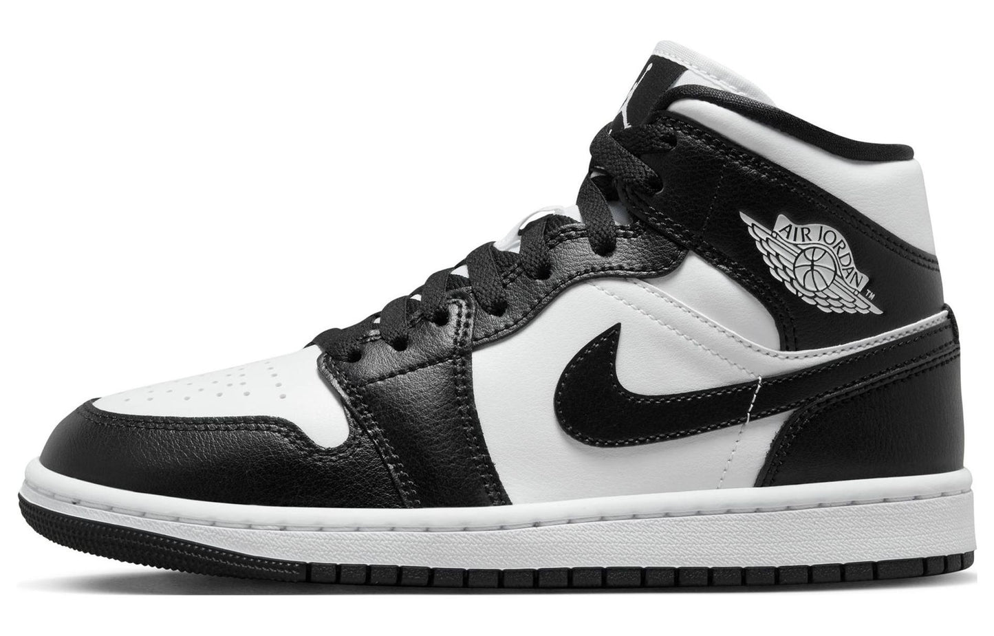 Jordan Air Jordan 1 Mid "Qora oq Panda" krossovkalari