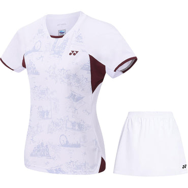 Yonex Badminton V-bo'yinli ayollar sport kostyumi