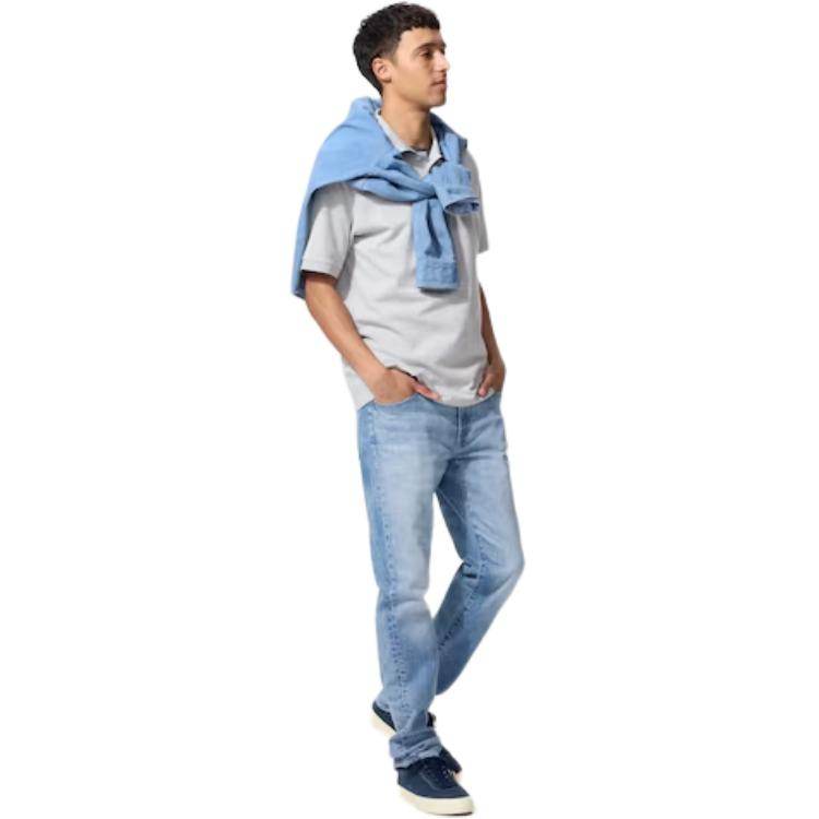 Джинсы мужские Uniqlo Fw24 Series Color Blocking - Boxette Shop