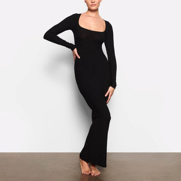 Платье женское Skims Soft Lounge Long Sleeve Dress - Boxette Shop