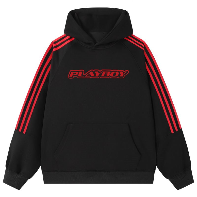 Erkaklar uchun Playboy kapshonli ko'ylagi